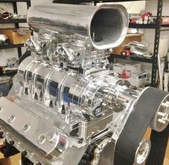 Tbs Chevy Sb Billet Blower Package W Atm Blower Carbs